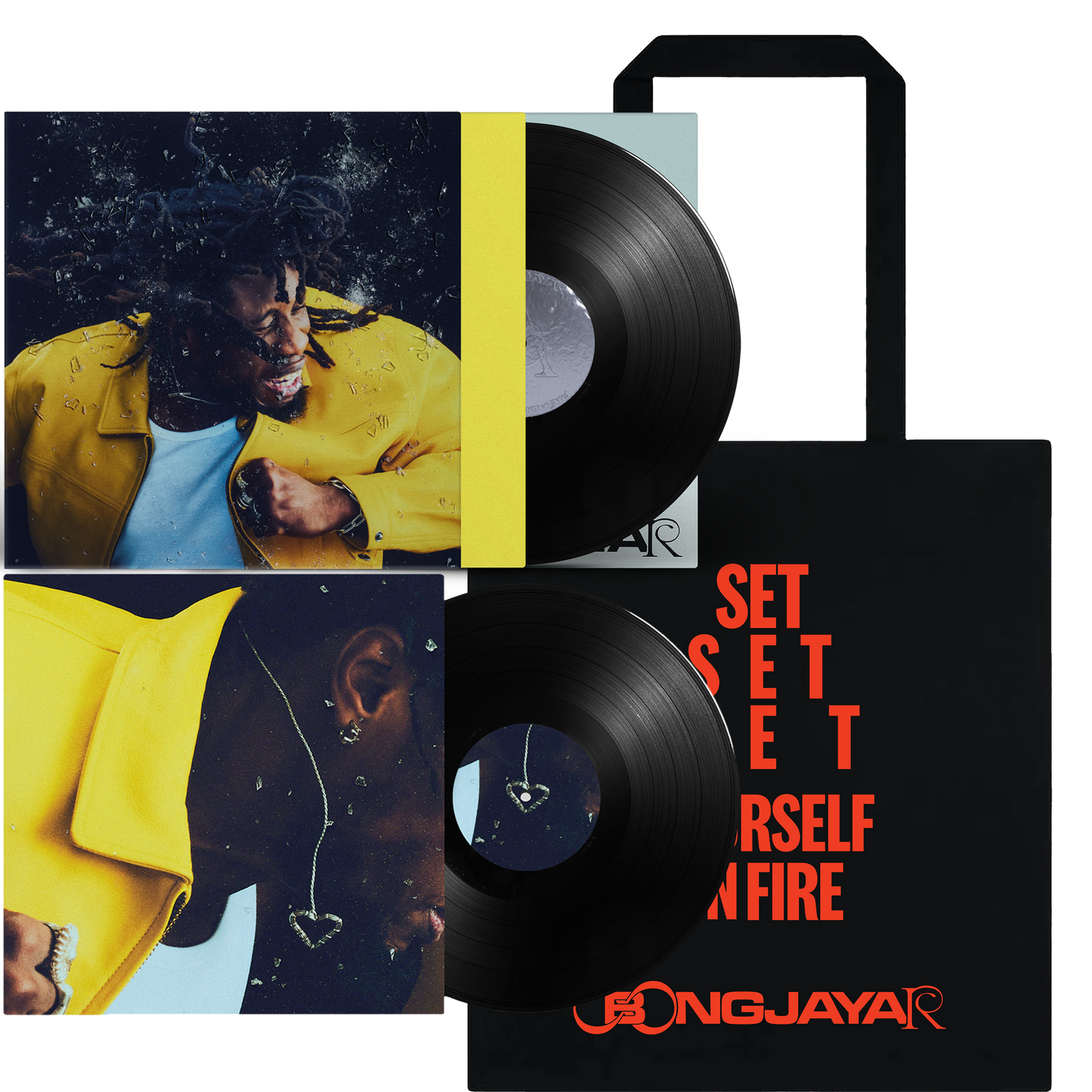 Paradise Now Vinyl + Set Yourself On Fire Tote